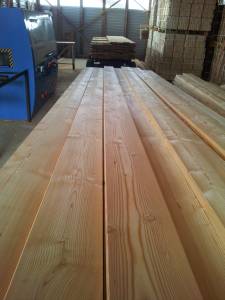 Siberian Larch Timber Decking - A Grade - Smooth 45 mm Thick