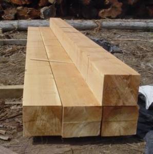 Siberian Larch Sawn Timber 200 mm Thick Solid Wood Fencing www.solidwoodfencing.co.uk