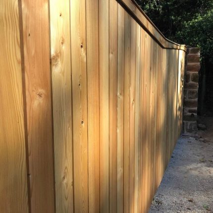 Siberian Larch Fence Boards A Grade smooth finish 21mm