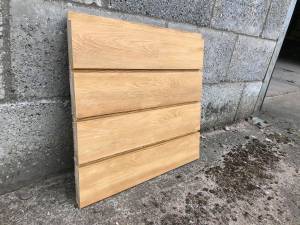 Timber Cladding - Siberian Larch ShipLap - A Grade - Remmers finish Ivory Colour Solid Wood Fencing Solid Wood Fencing