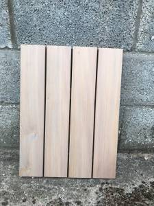 Timber Cladding - Siberian Larch RainScreen - A Grade - Remmers finish Pebble Grey Colour Solid Wood Fencing