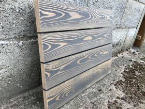 Timber Cladding - Siberian Larch RainScreen - A Grade - Remmers finish Ebony Colour Solid Wood Fencing
