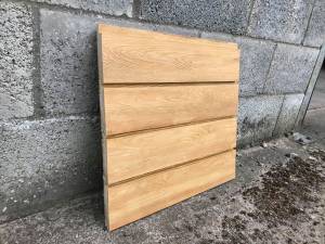 Timber Cladding - Siberian Larch Shadow Gap - A Grade - Remmers finish Ivory Colour Solid Wood Fencing