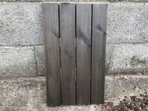 Timber Cladding - Siberian Larch Rounded Edge - A Grade - Remmers finish Charcoal Colour Solid Wood Fencing