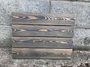 Timber Cladding - Siberian Larch Rain Screen - A Grade - Remmers finish Ebony Colour Solid Wood Fencing