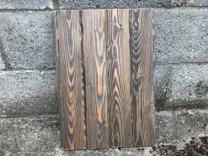 Timber Cladding - Siberian Larch Shadow Gap - A Grade - Remmers finish Ebony Colour Solid Wood Fencing