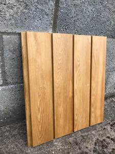 Timber Cladding - Siberian Larch TGV - A Grade - Remmers finish Ivory Colour Solid Wood Fencing