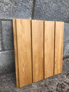 Timber Cladding - Siberian Larch ShipLap - A Grade - Remmers finish Ivory Colour Solid Wood Fencing