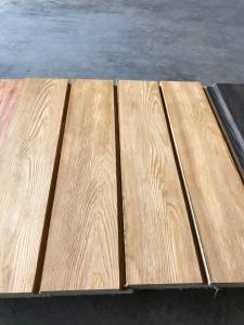 Timber Cladding - Siberian Larch TGV - A Grade - Remmers finish Ivory Colour Solid Wood Fencing