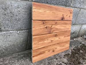 Timber Cladding - Siberian Larch RainScreen - A Grade - Remmers finish Light Brown Colour Solid Wood Fencing