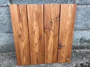Timber Cladding - Siberian Larch ShipLap - A Grade - Remmers finish Light Brown Colour Solid Wood Fencing