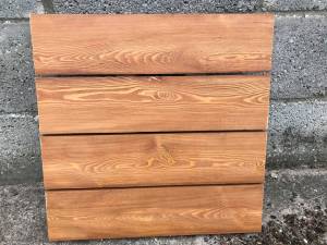 Timber Cladding - Siberian Larch RainScreen - A Grade - Remmers finish Cedar Redwood Colour Solid Wood Fencing