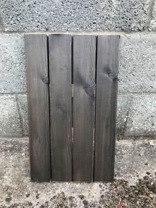 Timber Cladding - Siberian Larch ShipLap - A Grade - Remmers finish Charcoal Colour Solid Wood Fencing