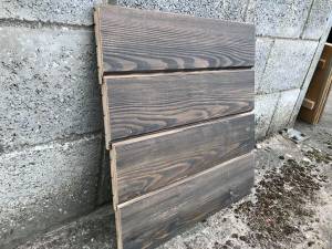 Timber Cladding - Siberian Larch TGV - A Grade - Remmers finish Ebony Colour Solid Wood Fencing