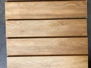 Timber Cladding - Siberian Larch Shadow Gap - A Grade - Remmers finish Ivory Colour Solid Wood Fencing