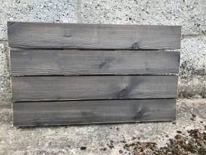 Timber Cladding - Siberian Larch RainScreen - A Grade - Remmers finish Charcoal Colour Solid Wood Fencing