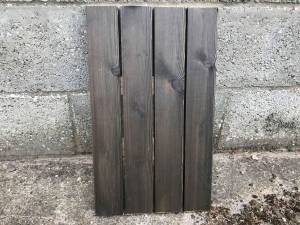 Timber Cladding - Siberian Larch ShipLap - A Grade - Remmers finish Charcoal Colour Solid Wood Fencing