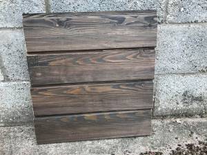 Timber Cladding - Siberian Larch Shadow Gap - A Grade - Remmers finish Ebony Colour Solid Wood Fencing