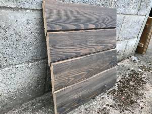 Timber Cladding - Siberian Larch Shadow Gap - A Grade - Remmers finish Ebony Colour Solid Wood Fencing