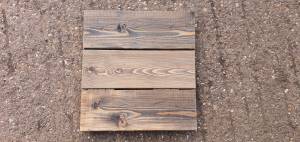 Remmers oiled Siberian Larch Timber Decking - A Grade - Smooth 45 mm Thick Ebony Colour