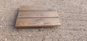 Siberian Larch Timber Decking - A Grade - Smooth 28 mm Thick Charcoal colour