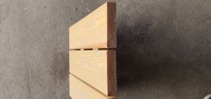 Remmers oiled Siberian Larch Timber Decking - A Grade - Smooth 45 mm Thick Pebble Grey Colour
