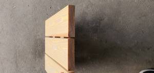 Siberian Larch Timber Decking - A Grade - Smooth 28 mm Thick Pebble Grey colour