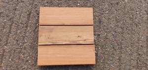 Siberian Larch Timber Decking - A Grade - Smooth 28 mm Thick Light Brown colour