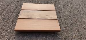Remmers oiled Siberian Larch Timber Decking - A Grade - Smooth 45 mm Thick Light Brown Colour