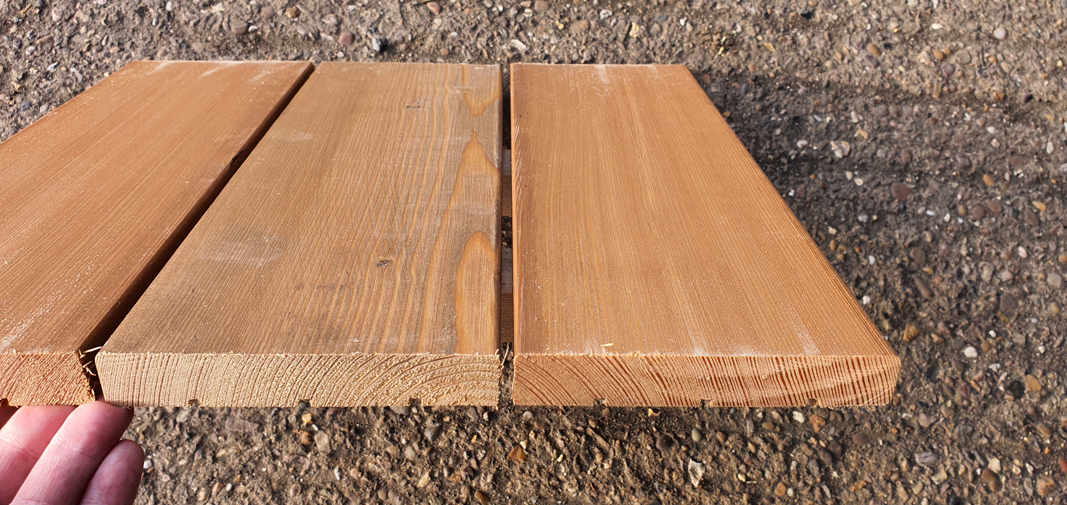 larch decking