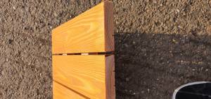 Remmers oiled Siberian Larch Timber Decking - A Grade - Smooth 45 mm Thick Cedar Redwood Colour