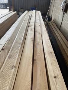 Siberian larch Decking boards 22mm x 95mm, 120mm, 145mm x 3m, 4m and 6m