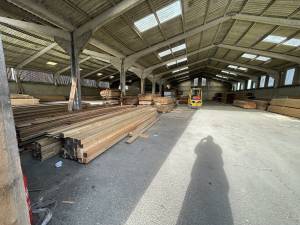 Solid Wood Fencing Stock Image