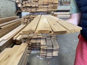 Oak Shadow Gap Cladding Boards www.solidwoodfencing.co.uk