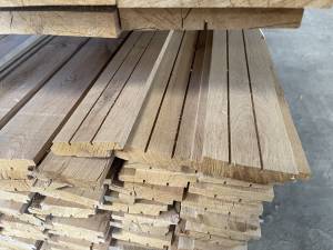 Oak Shadow Gap Cladding Boards www.solidwoodfencing.co.uk